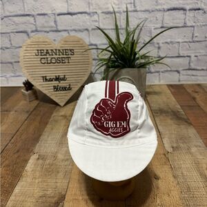 Vintage ATM Aggies University Cycling Hat Bicycle Kappit Collegiate Cyclist Cap